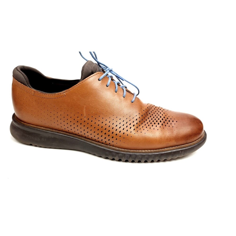 Cole Haan 2.Zerogrand Laser Wing Tip Oxford Lined Men's Size 10 M